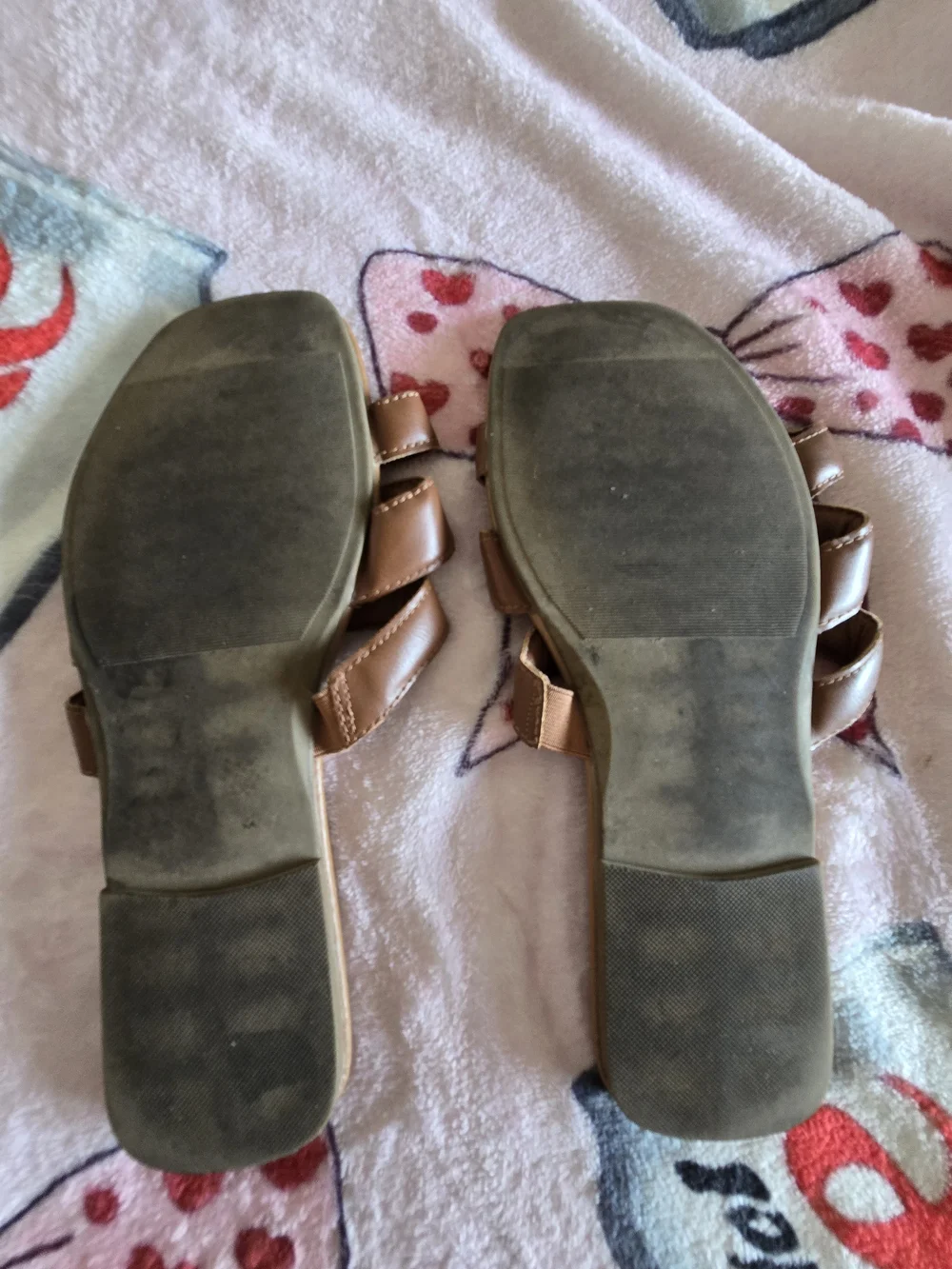 torrid Tan Braided Strap Slide Sandals